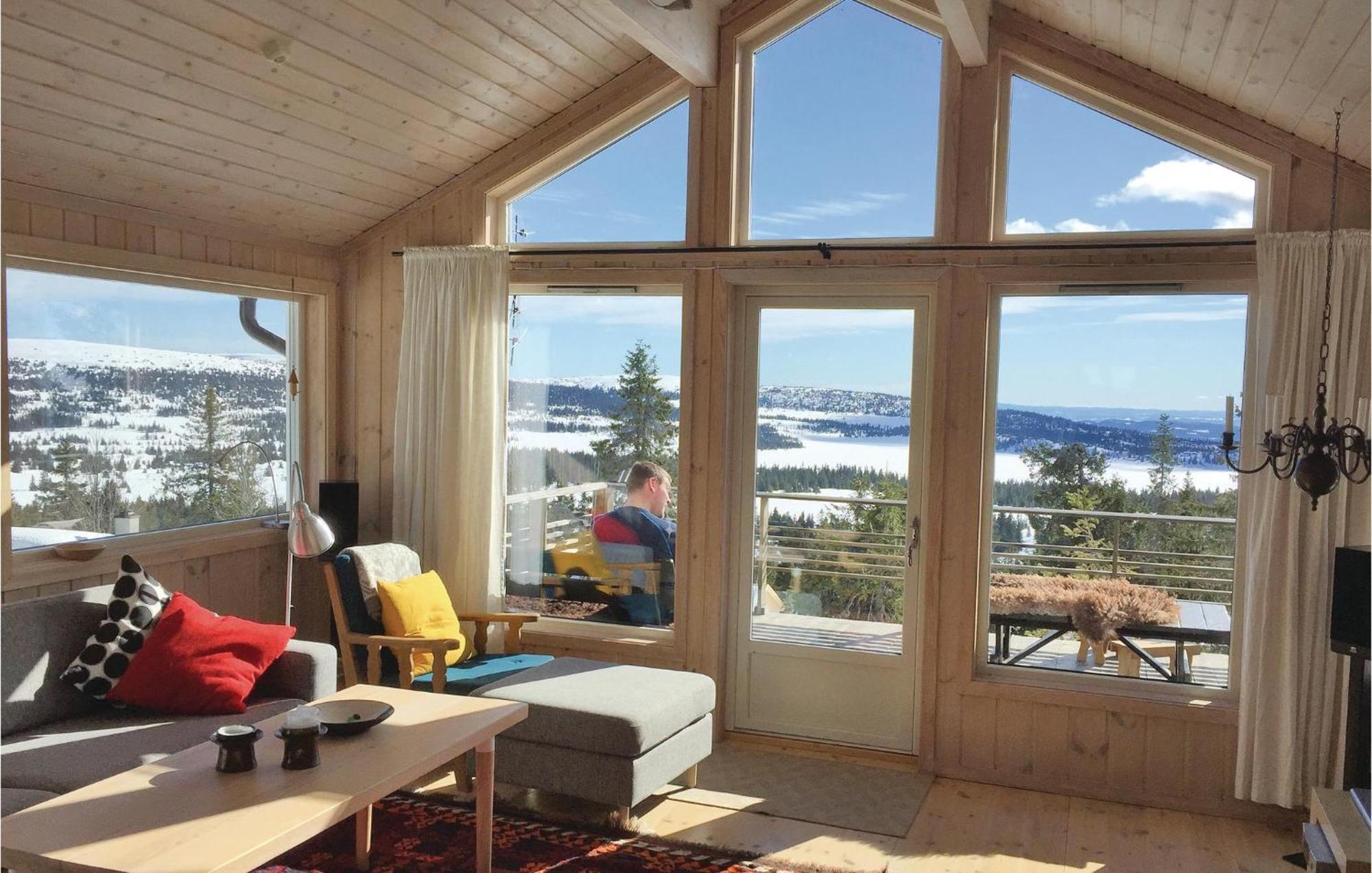 Amazing Home In Sjusjoen With Kitchen 외부 사진